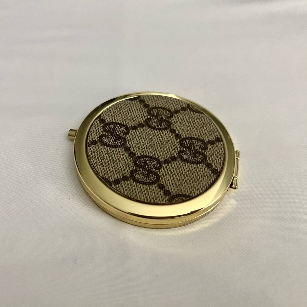 Upcycled gucci compact mirror (brand new)